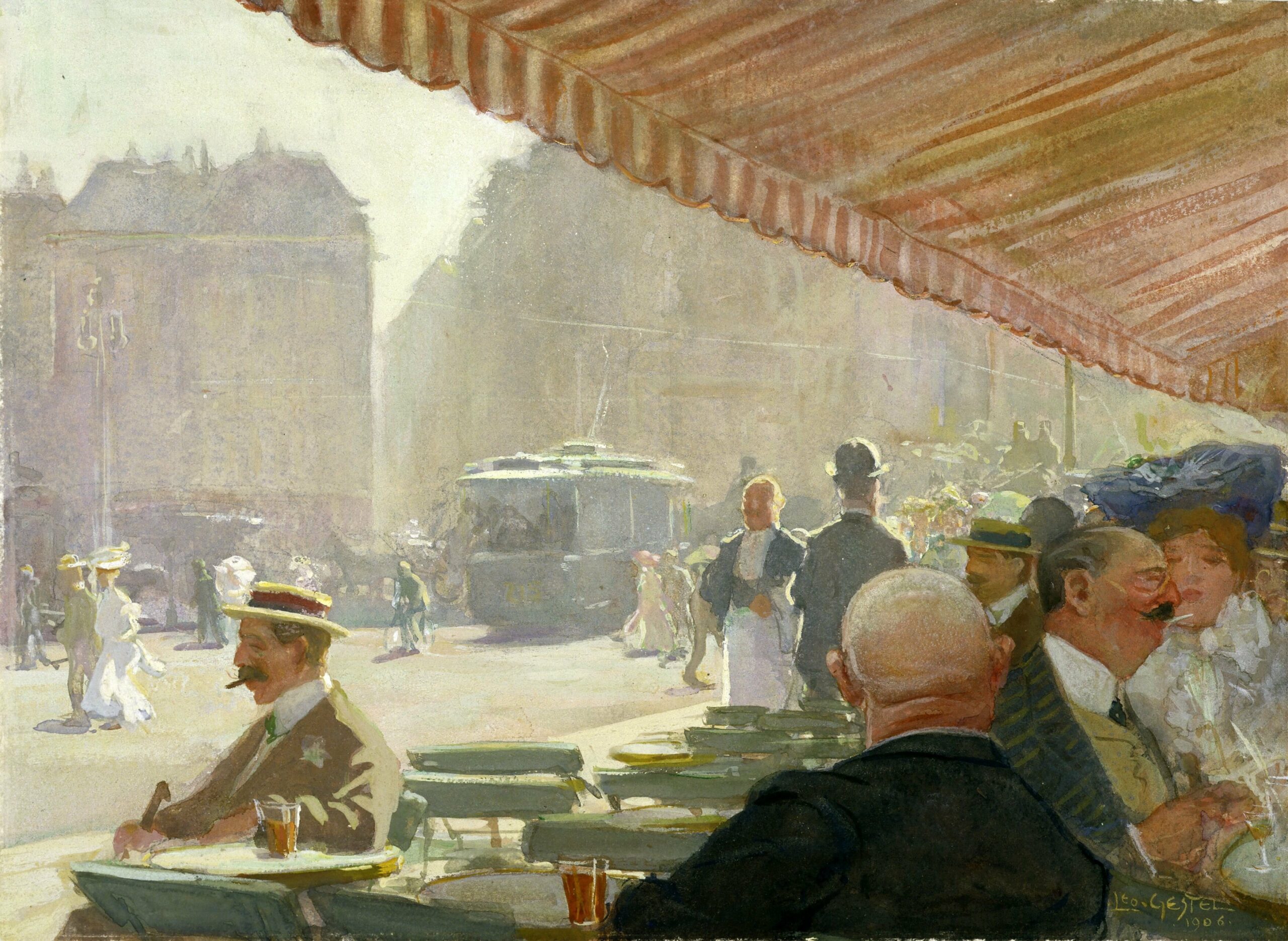 leo gestel café-terras 1902