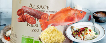 chorizo riesling zuurkool roodbaars