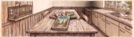 header keukentafel boekkaften nieuw schooljaar
